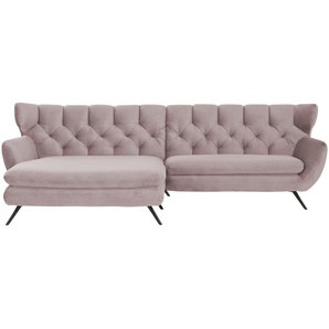 Jette Home Ecksofa  Caldara ¦ rosa/pink ¦ Maße (cm): B: 300 H: 94 T: 175