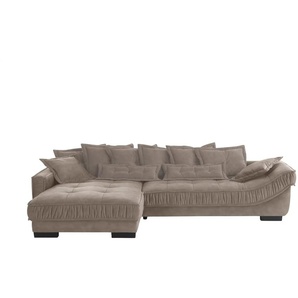 pop Ecksofa Zweifarbig Diwan III ¦ beige ¦ Maße (cm): B: 333 H: 90 T: 202