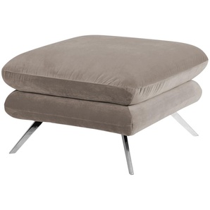 Jette Home Hocker  Caldara ¦ beige ¦ Maße (cm): B: 70 H: 45 T: 70