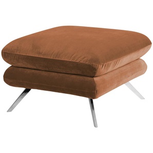 Jette Home Hocker  Caldara ¦ braun ¦ Maße (cm): B: 70 H: 45 T: 70