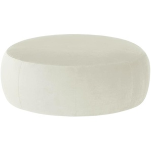 Samt Hocker  Amadi ¦ creme ¦ Maße (cm): B: 105 H: 40