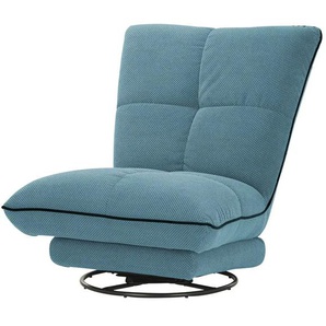 pop Sessel zweifarbig Cosy Cloudyflex ¦ türkis/petrol ¦ Maße (cm): B: 89 H: 98 T: 108