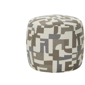 Pouf Alma - mehrfarbig - Materialmix - 40 cm - [46.0] | Möbel Kraft