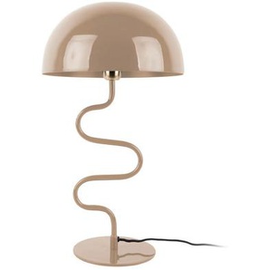 Present Time Tischleuchte Twist, Beige, Metall, 31x54x31 cm, Lampen & Leuchten, Innenbeleuchtung, Tischlampen