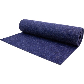 PRIMAFLOR-IDEEN IN TEXTIL Nadelvliesteppich TURBO Teppiche robust und strapazierfähig, fußbodenheizungsgeeignet, Kurzflor Teppich Gr. B: 200cm, 5mm, 21 m², L: 1050cm, blau