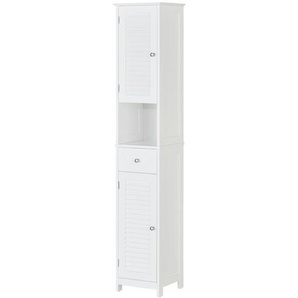 Primo Hochschrank - weiß - Materialmix - 32 cm - 170 cm - 30 cm | Möbel Kraft