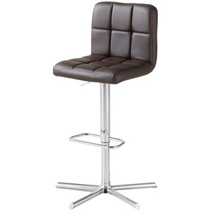 Primo Barhocker mit Steppung Harvey - braun - Materialmix - 58 cm - 92 cm - 58 cm | Möbel Kraft