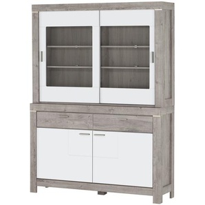 Primo Buffet Porto - weiß - Materialmix - 157 cm - 211 cm - 43 cm | Möbel Kraft