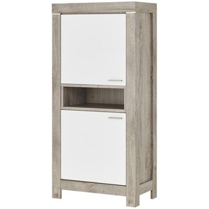 Primo Highboard Porto - weiß - Materialmix - 76 cm - 160 cm - 42 cm | Möbel Kraft