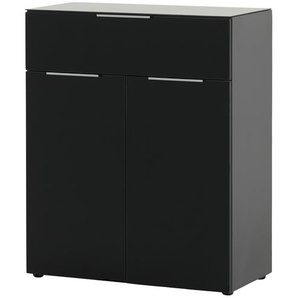 Primo Sideboard Levi - schwarz - Materialmix - 83 cm - 102 cm - 42 cm | Möbel Kraft