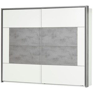 Primo Schwebetürenschrank, 2-türig - weiß - Materialmix - 280 cm - 230 cm - 60 cm | Möbel Kraft