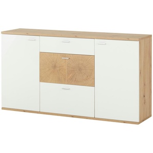 Primo Sideboard Cervello - weiß - Materialmix - 150 cm - 81,5 cm - 38 cm | Möbel Kraft