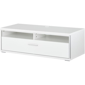 Primo TV-Element Setto - weiß - Materialmix - 124 cm - 41 cm - 51 cm | Möbel Kraft