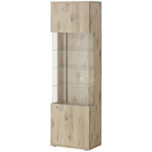 Primo Vitrine Aura - holzfarben - Materialmix - 60 cm - 200 cm - 38 cm | Möbel Kraft