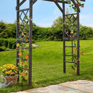 promadino Rosenbogen Pergola Ben, BxTxH: 200x65x208 cm, anthrazit