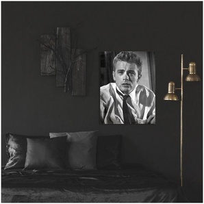 queence Acrylglasbild James Dean, Mann, Schwarz-Weiß, Stars, Fine Art-Print in Galeriequalität