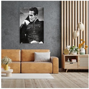 queence Acrylglasbild Paul Newman, Mann, Schwarz-Weiß, Stars, Fine Art-Print in Galeriequalität