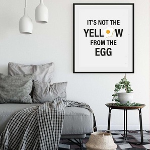 queence Bild ITS NOT THE YELLOW FROM THE EGG, Schriftzug (1 St)