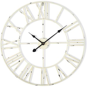 Queensway 80 Wanduhr Metallrahmen geräuschlos Dia.  76 cm