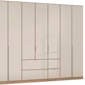 rauch Drehtürenschrank Kleiderschrank Kleiderschränke Schrank Garderobe AGORDO mit Glasfront mit Außenschubkästen, in 6 Breiten und 2 Höhen MADE IN GERMANY