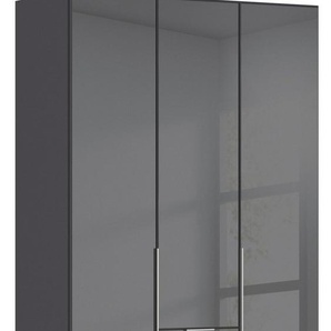 rauch Drehtürenschrank Kleiderschrank Kleiderschränke Schrank Garderobe AGORDO mit Glasfront mit Außenschubkästen, in 6 Breiten und 2 Höhen MADE IN GERMANY