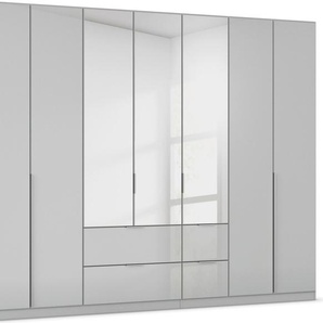 rauch Drehtürenschrank Kleiderschrank Kleiderschränke Schrank Garderobe AGORDO mit Glasfront mit Außenschubkästen, in 6 Breiten und 2 Höhen MADE IN GERMANY