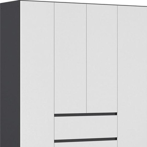 rauch Drehtürenschrank Kleiderschrank Schrank Garderobe Garderobenschrank MAINZ grifflose Front, Außentüren mit Push-to-Open Funktion MADE IN GERMANY