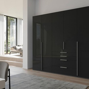 rauch Drehtürenschrank Purisma mit Glasfront, Schubladen und umfangreichem Zubehör, mit Soft-Close