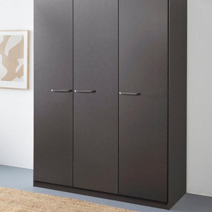 rauch Drehtürenschrank Kleiderschrank Schrank Garderobe Wäscheschrank VANDOR in drei Breiten, Höhe 197 cm, Griffe in Graumetallic MADE IN GERMANY