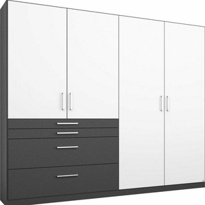 rauch Kleiderschrank Harburg Drehtürenschrank Schlafzimmerschrank mit viel Stauraum Bestseller Schrank Garderobe im Schlafzimmer