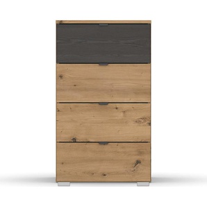 rauch Kommode Apollon, mit 4 Schubladen, 1 Schublade in Absetzung Black oak