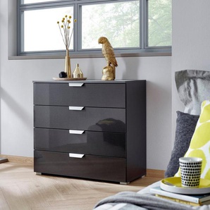 rauch Schubkastenkommode Sideboard Schubladenkommode ORIAS mit Dekor- oder Hochglanzfront, mit 4 Schubkästen und 2 Türen sowie Metallgriffen MADE IN GERMANY