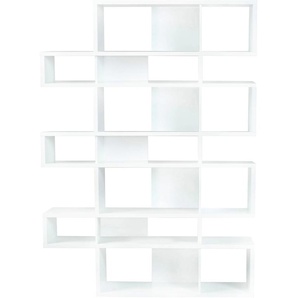 Raumteilerregal TEMAHOME Regale Gr. B/H/T: 156 cm x 220 cm x 34 cm, weiß Raumteiler-Regale