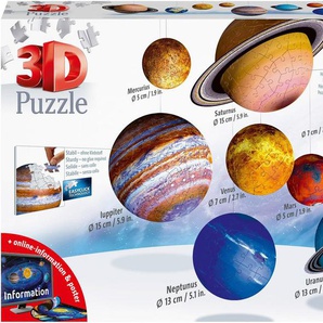 Ravensburger 3D-Puzzle Planetensystem, 522 Puzzleteile, Made in Europe, FSC® - schützt Wald - weltweit