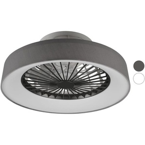 Reality Leuchten LED-Deckenleuchte mit Ventilator FARSUND