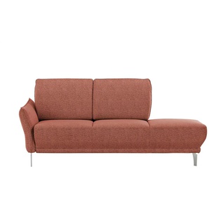 Récamiere Berlin - rot - Materialmix - 204 cm - 88 cm - 93 cm | Möbel Kraft