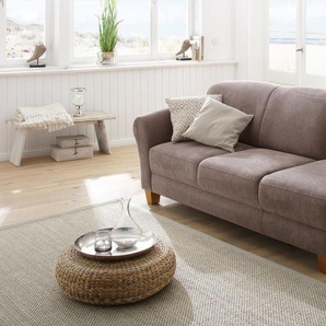 Recamiere HOME AFFAIRE Gotland Sofas Gr. B/H/T: 194cm x 84cm x 91cm, Luxus-Microfaser, Armlehne links, grau (taupe) wahlweise Armlehne links oder rechts, in drei Bezugsqualitäten