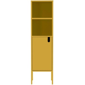 Regal, Gelb, Holzwerkstoff, 3 Fächer, 40x152x40 cm, FSC Mix, stehend, Beimöbel erhältlich, Arbeitszimmer, Büroregale, Bücherregale