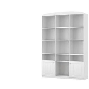 Regal Nordic White - weiß - Materialmix - 133,2 cm - 190 cm - 34 cm | Möbel Kraft