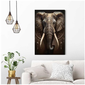 Reinders! Wandbild Decorated Elephant