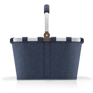 Reisenthel Einkaufskorb Rhombus Dark Blue, Dunkelblau, Textil, 22 L, quadratisch, 49x29x28 cm, Freizeit, Koffer & Taschen, Einkaufskorb