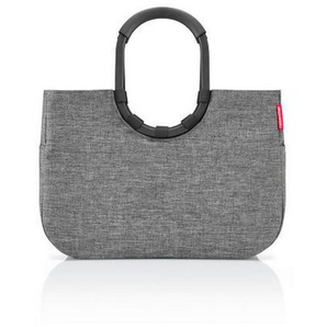 Reisenthel Einkaufskorb Twist Silver, Grau, Textil, 25 l, bauchig, 46x34.5 cm, Freizeit, Koffer & Taschen, Einkaufskorb