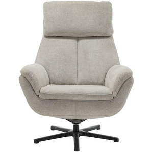 Relaxsessel DIE PLANBAR MP-RS20079, beige (cyber ecru), B:79cm H:108cm T:89cm, 100% recyceltes Polyester, Sessel, 360 drehbar, Wippfunktion zusätzlich wählbar, Kaltschaumpolsterung