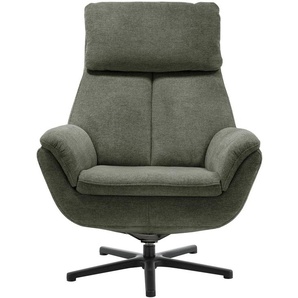 Relaxsessel DIE PLANBAR MP-RS20079, grün (cyber moos), B:79cm H:108cm T:89cm, 100% recyceltes Polyester, Sessel, 360 drehbar, Wippfunktion zusätzlich wählbar, Kaltschaumpolsterung