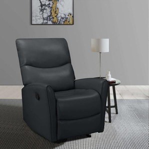 Relaxsessel HOME AFFAIRE Chesley, TV-Sessel mit Schlaffunktion, Sessel Wohnzimmer Gr. Kunstleder, B/H/T: 81cm x 100cm x 98cm, schwarz mit Relaxfunktion, frei stellbar