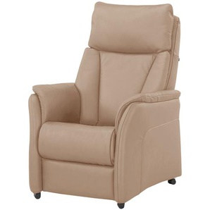 Hukla Relaxsessel  Pascal ¦ beige ¦ Maße (cm): B: 77 H: 115 T: 90