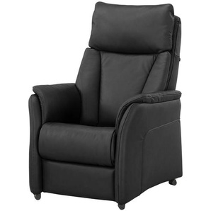 Hukla Relaxsessel  Pascal ¦ schwarz ¦ Maße (cm): B: 77 H: 115 T: 90