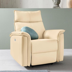 Relaxsessel PLACES OF STYLE Zola, TV-Sessel mit Schlaffunktion, Sessel für Wohnzimmer mit Gr. Kunstleder, beige (creme) elektrischer Relaxfunktion und USB-Steckeranschluss, Breite 87 cm Bestseller