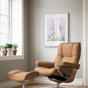 Relaxsessel STRESSLESS Mayfair Sessel Gr. Leder PALOMA, Cross Base Eiche, Rela x funktion-Drehfunktion-Plus™System-Gleitsystem-BalanceAdapt™, B/H/T: 79 cm x 102 cm x 73 cm, braun (taupe paloma) Lesesessel und Relaxsessel mit Hocker, Cross Base, Größe S, M