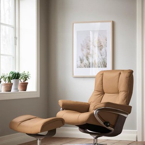 Relaxsessel STRESSLESS Mayfair Sessel Gr. Leder PALOMA, Cross Base Wenge, Rela x funktion-Drehfunktion-Plus™System-Gleitsystem-BalanceAdapt™, B/H/T: 92 cm x 103 cm x 79 cm, braun (taupe paloma) Lesesessel und Relaxsessel mit Cross Base, Größe S, M & L,